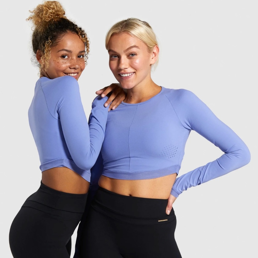 Gymshark x Whitney LONG SLEEVE CROP TOP